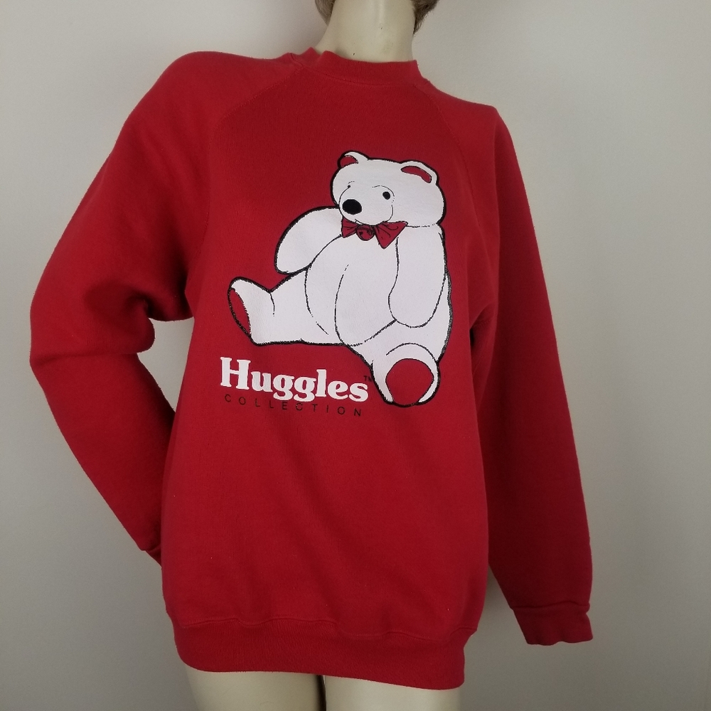 Vintage Huggles collection teddy bear sweatshirt